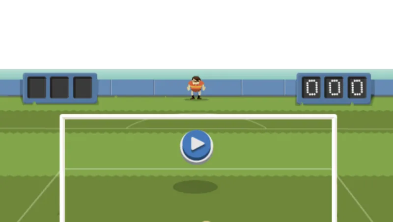 Google Soccer Doodle – Endless Goalkeeper Penalty Challenge