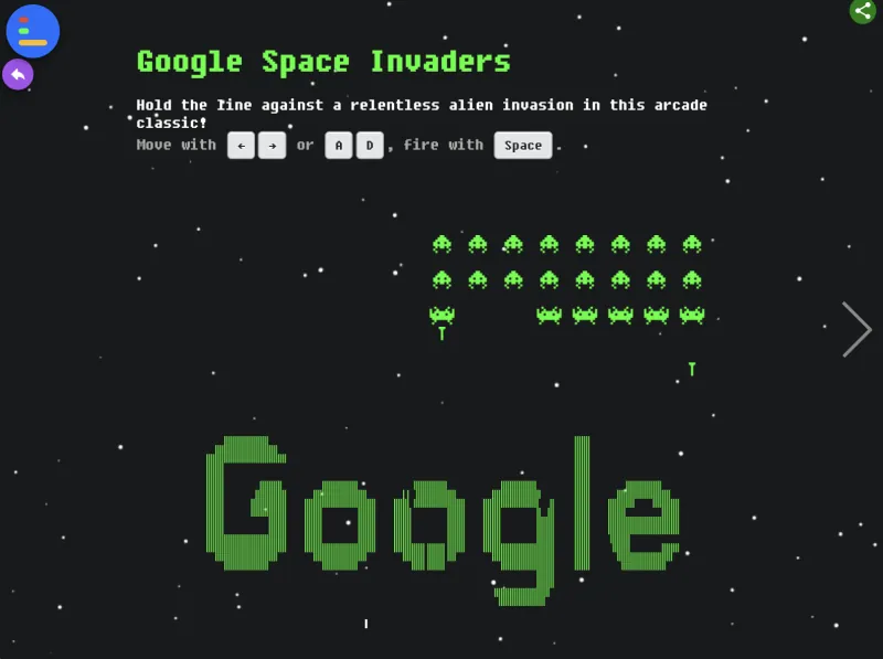 Google Space Invaders Arcade Game – Play the Fun Easter Egg Online