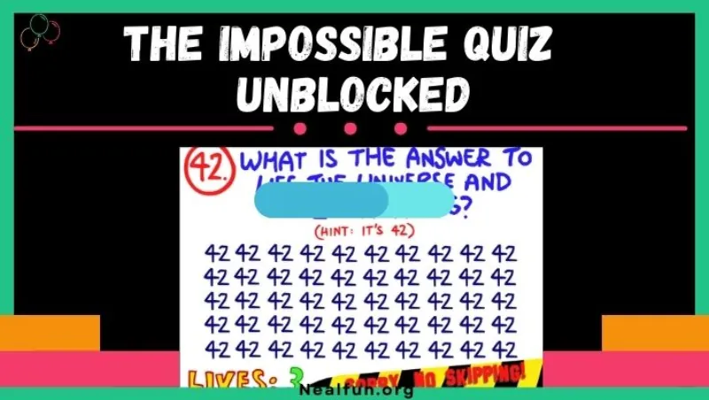The Impossible Quiz - Play The Game Online